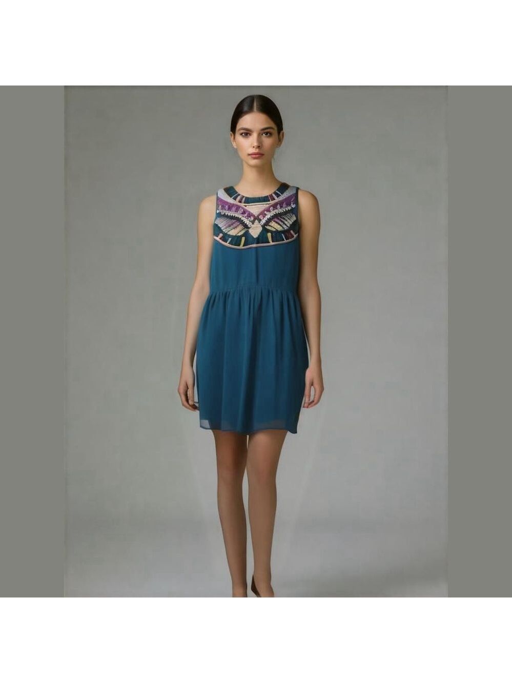 Alya Women's Sleeveless Dress Medium EUC